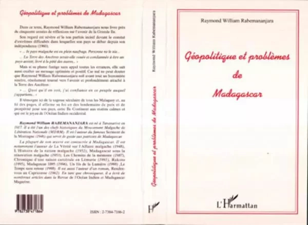 GÉOPOLITIQUE ET PROBLÈMES DE MADAGASCAR - Raymond-William Rabemananjara - Editions L'Harmattan