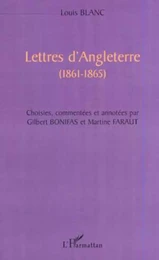 LETTRES D'ANGLETERRE (1861-1865)