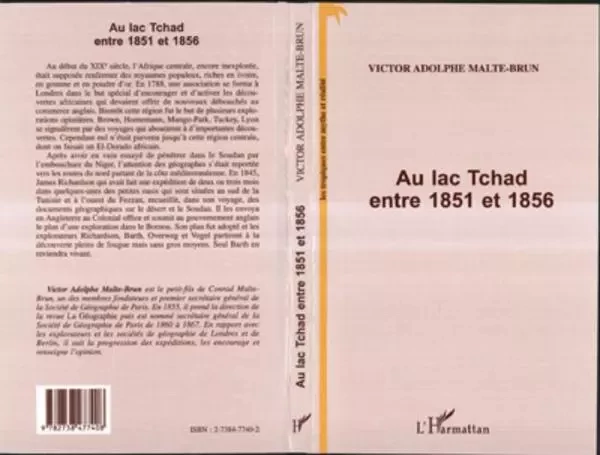 AU LAC TCHAD ENTRE 1851 ET 1856 - Victor-Adolphe Malte-Brun - Editions L'Harmattan