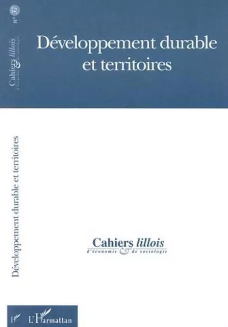 DEVELOPPEMENT DURABLE ET TERRITOIRES - Frédéric HÉRAN - Editions L'Harmattan