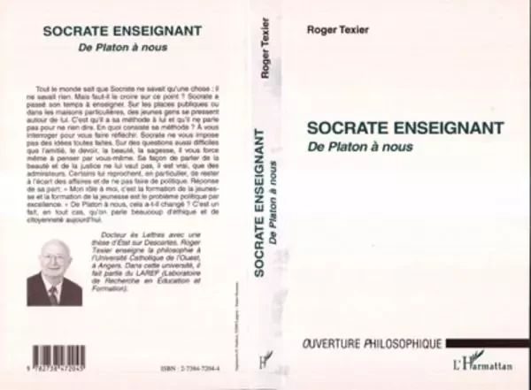 Socrate Enseignant - Roger Texier - Editions L'Harmattan