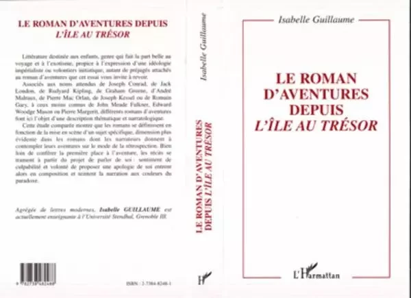 LE ROMAN D'AVENTURE DEPUIS L'ÎLE AU TRÉSOR - Isabelle Guillaume - Editions L'Harmattan