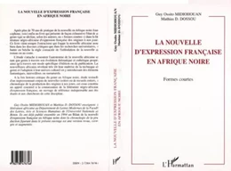 LA NOUVELLE D'EXPRESSION FRANÇAISE EN AFRIQUE NOIRE