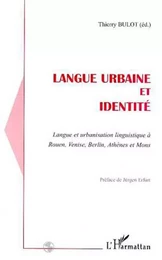 LANGUE URBAINE ET IDENTITE