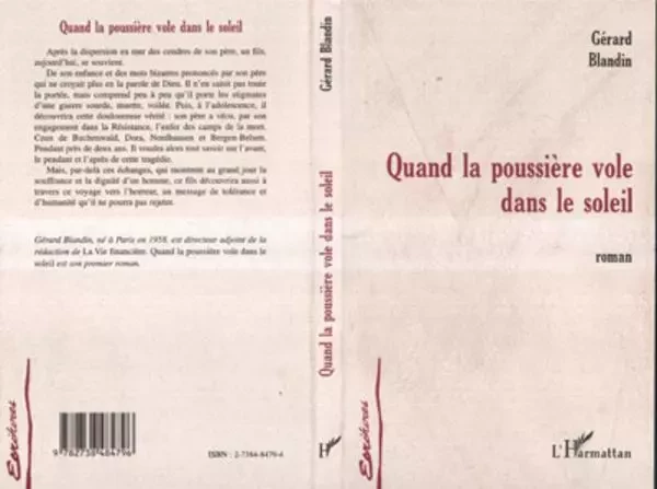 QUAND LA POUSSIÈRE VOLE DANS LE SOLEIL - Gérard Blandin - Editions L'Harmattan