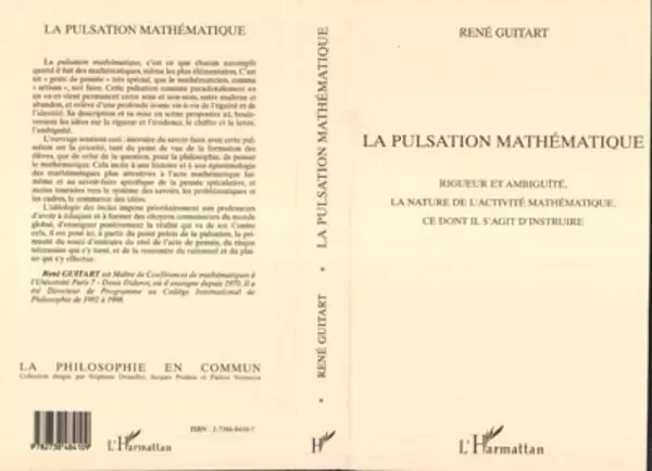 LA PULSATION MATHEMATIQUE - René Guitart - Editions L'Harmattan