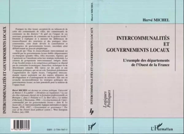 INTERCOMMUNALITES ET GOUVERNEMENTS LOCAUX - Hervé Michel - Editions L'Harmattan