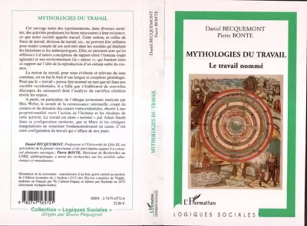 Mythologies du travail - Pierre Bonte, Daniel Becquemont - Editions L'Harmattan