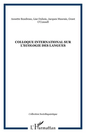 Colloque international sur l'Ecologie des langues