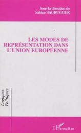 Les modes de représentation dans l'Union européenne