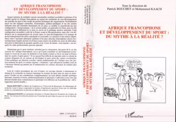 Afrique francophone et développement du sport du mythe à la réalité ? - Mohammed Kaach - Editions L'Harmattan