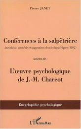 Conférences à la Salpêtrière