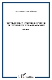 Typologie des langues d'Afrique et universaux de la grammaire