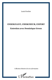 Enseignant, chercheur, expert