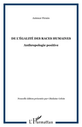 De l'égalité des races humaines