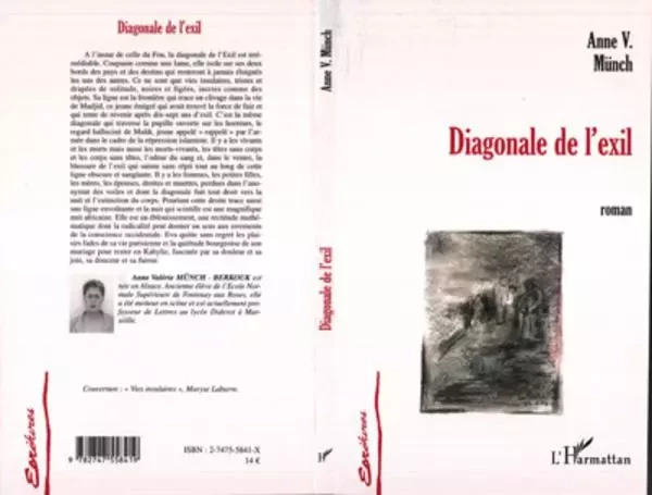 Diagonale de l'exil - Anne Valérie Münch - Editions L'Harmattan