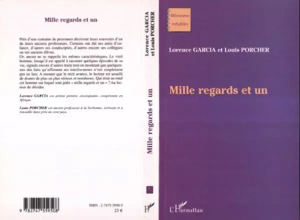 Mille regard et un - Lorence Garcia, Louis Porcher - Editions L'Harmattan