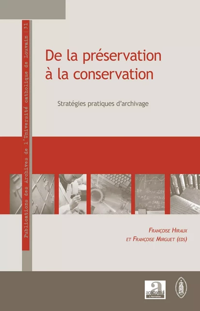 De la préservation à la conservation - Françoise Mirguet, Françoise Hiraux - Academia