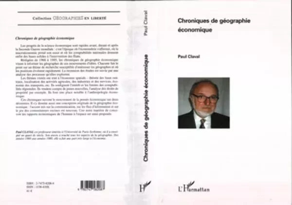 Chroniques de géographie économique - Paul Claval - Editions L'Harmattan