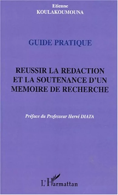 Guide pratique - Etienne Koulakoumouna - Editions L'Harmattan