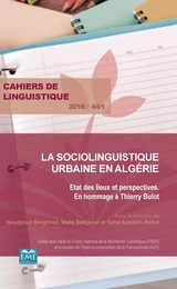 La sociolinguistique urbaine en Algérie