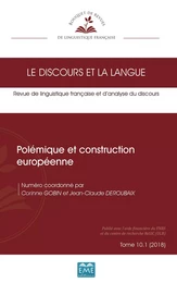 Polémique et construction européenne