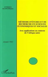 Méthode d'études et de recherche en sciences économiques et sociales