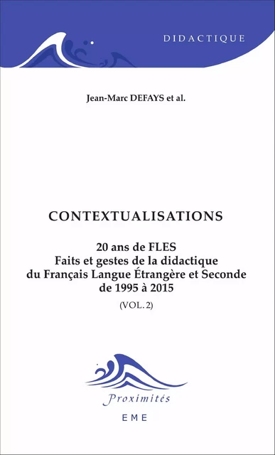 Contextualisations - Jean-Marc Defays - EME Editions