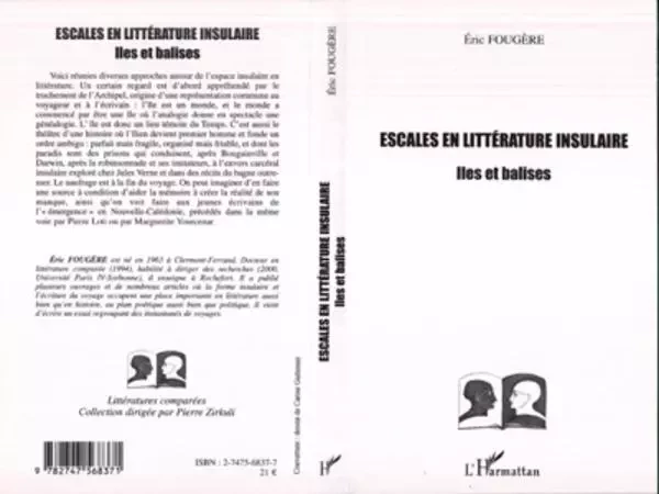 Escales en littérature insulaire - Éric Fougère - Editions L'Harmattan