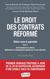 Droit des contrats réformé