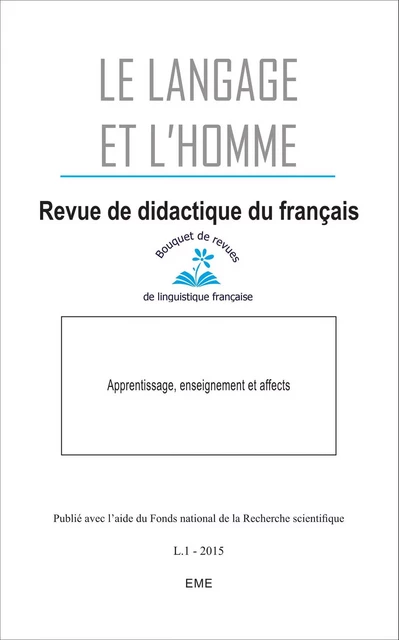 Apprentissage, enseignement et affects -  - EME Editions