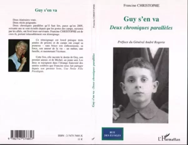 Guy s'en va - Francine Christophe - Editions L'Harmattan