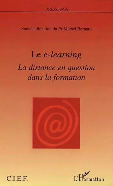 Le e-learning - Michel Bernard - Editions L'Harmattan