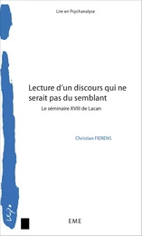 Lecture d'un discours qui ne serait pas du semblant