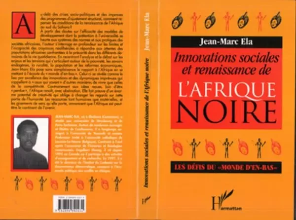 Innovations sociales et renaissance de l'Afrique Noire - Jean-Marc Ela - Editions L'Harmattan