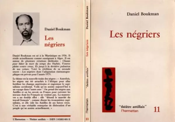 Les négriers - Daniel Boukman - Editions L'Harmattan