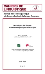 Dynamiques plurilingues : transpositions politiques et didactiques