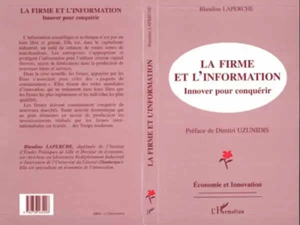 La Firme et l'information - Blandine Laperche - Editions L'Harmattan