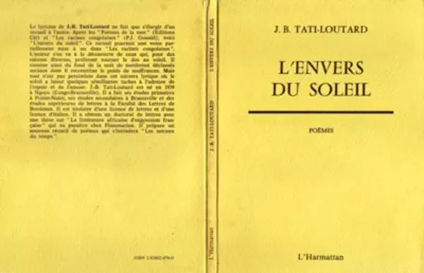 L'Envers du Soleil - Jean-Baptiste Tati-Loutard - Editions L'Harmattan