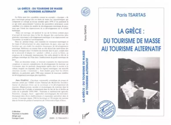 La Grèce : du Tourisme de Masse au Tourisme Alternatif - Paris Tsartas - Editions L'Harmattan