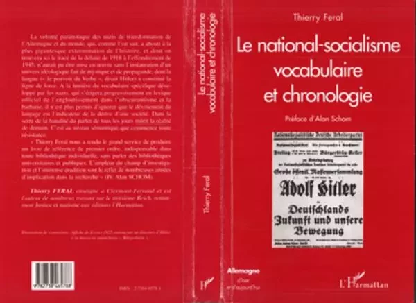 Le National-Socialisme : Vocabulaire et Chronologie -  Feral thierry - Editions L'Harmattan