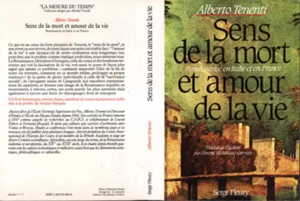 Sens de la mort et amour de la vie - Alberto Tenenti - Editions L'Harmattan