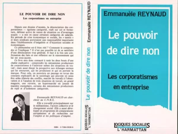 Le pouvoir de dire non - Emmanuel Reynaud - Editions L'Harmattan