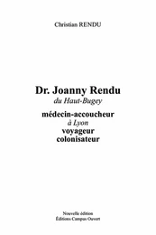 Dr Joanny Rendu du Haut-Buget