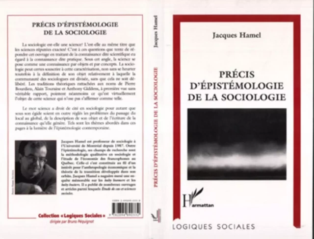 Précis d'épistémologie de la Sociologie - Jacques Hamel - Editions L'Harmattan