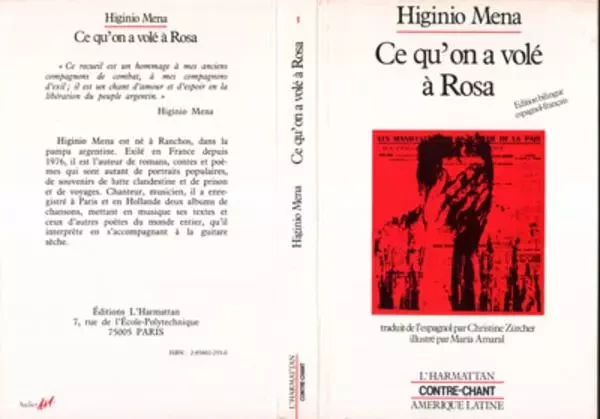 Ce qu'on a volé à Rosa - Higinio Mena - Editions L'Harmattan