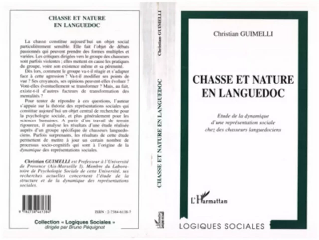 Chasse et Nature en Languedoc - Christian Guimeli - Editions L'Harmattan