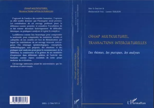 Champ Multiculturel, Transactions Interculturelles - Laurier Turgeon, Khadiyatoulah Fall - Editions L'Harmattan