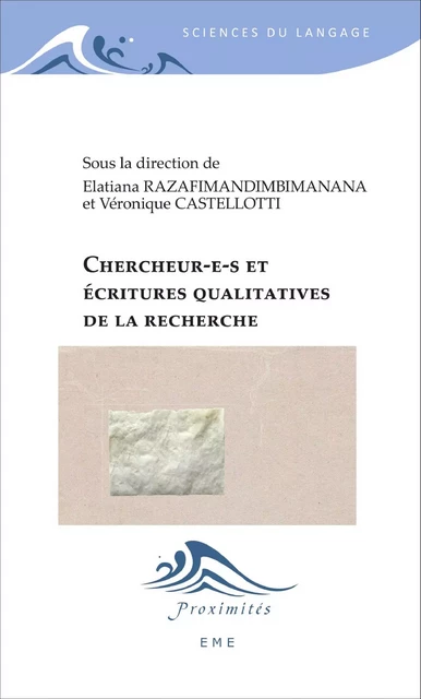 Chercheur(e)s et écritures qualitatives de la recherche -  - EME Editions