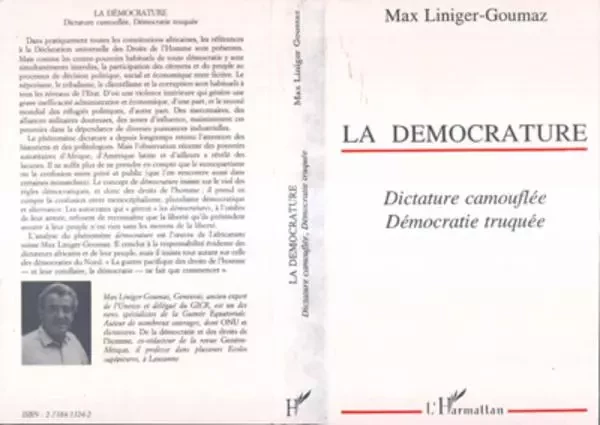 La démocrature - Max Liniger-Goumaz - Editions L'Harmattan